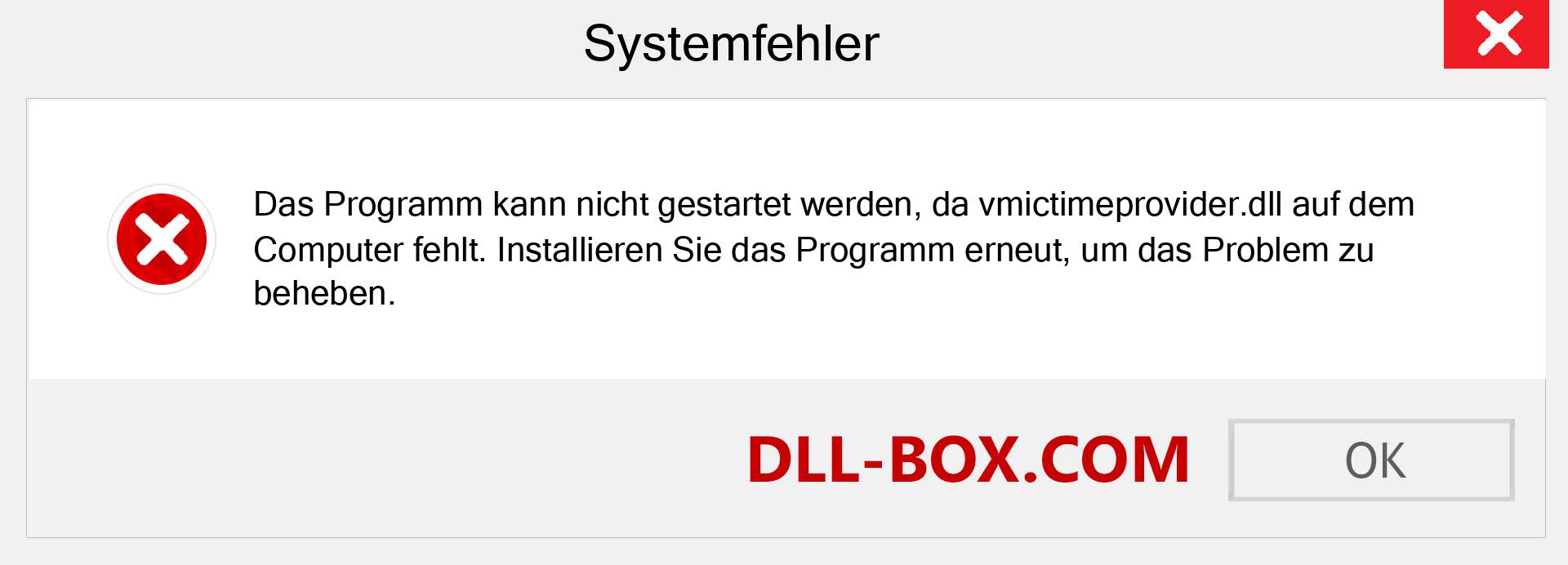 vmictimeprovider.dll-Datei fehlt?. Download für Windows 7, 8, 10 - Fix vmictimeprovider dll Missing Error unter Windows, Fotos, Bildern